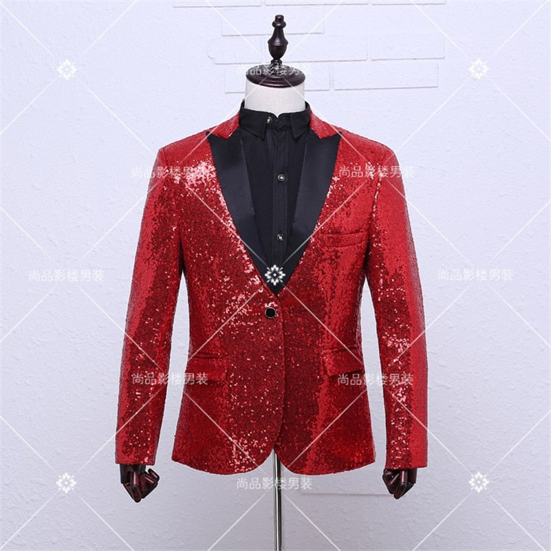 Fashion red blazer