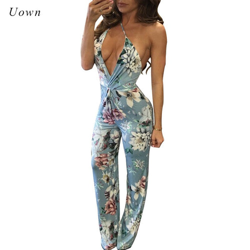 Floral Printed Backless