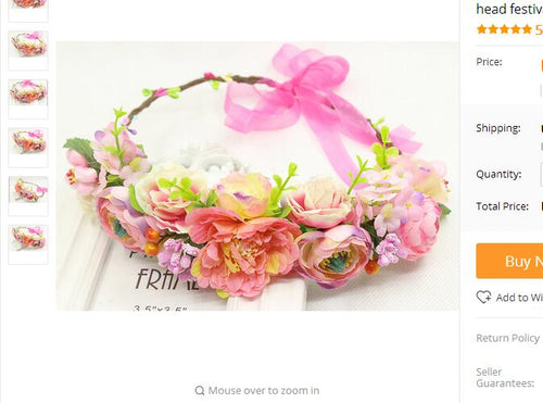 Flower summer elastic