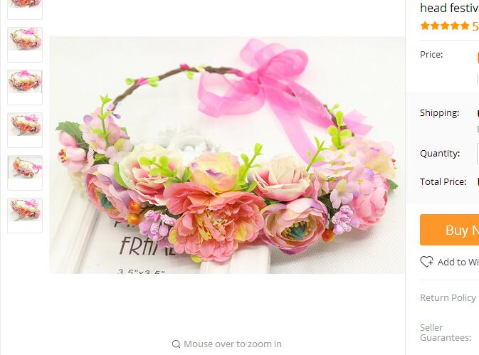 Flower summer elastic