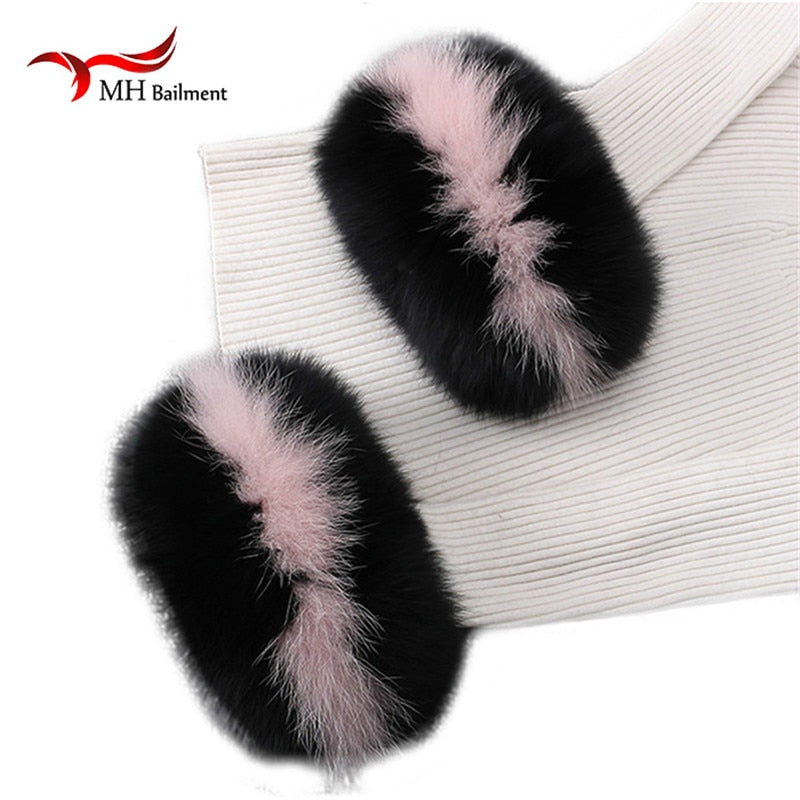 Fox fur Cuffs