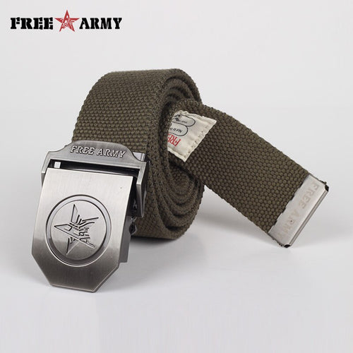 FreeArmy Canvas Belts