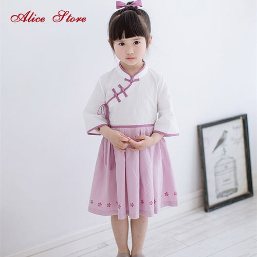 Girls Chinese clothing