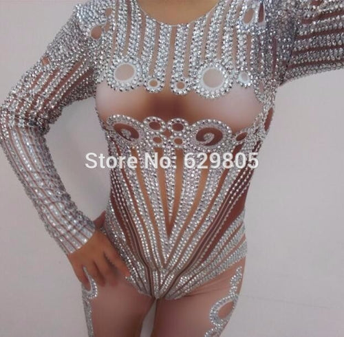 Glisten Silver Rhinestones
