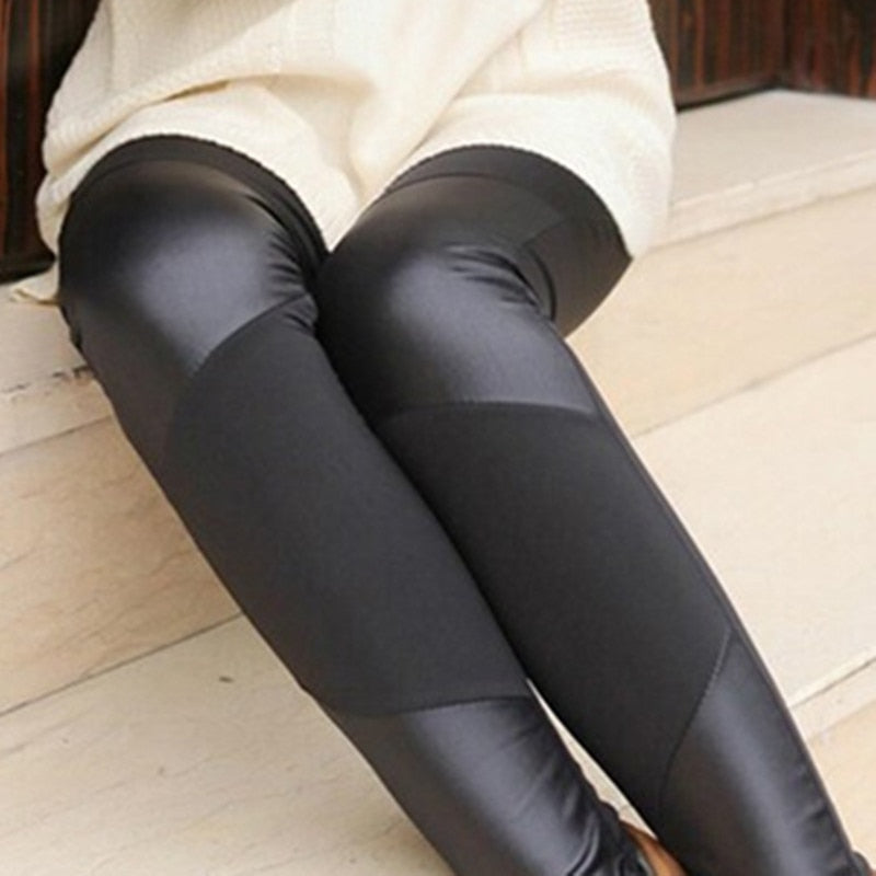 Glossy cloth splicing