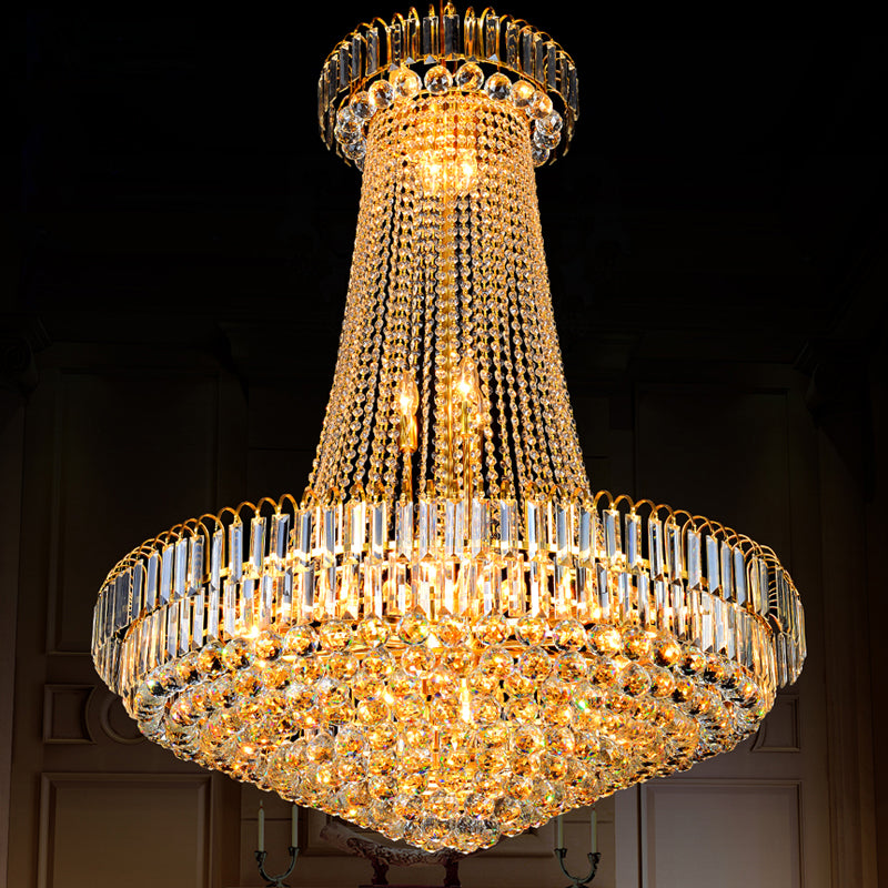 Gold Crystal Chandelier