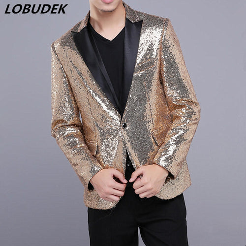 Gold Men Jacket