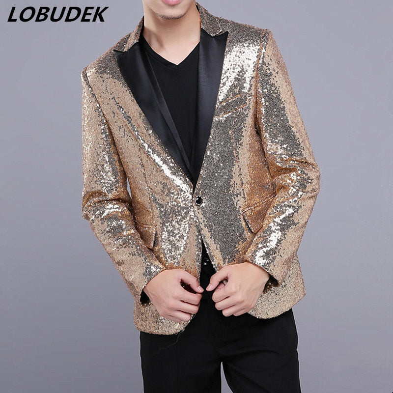 Gold Men Jacket