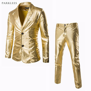 Gold Shiny Blazer