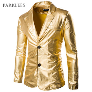 Gold Shiny Blazer