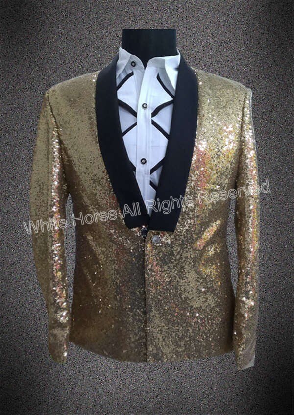 Gold jacket Men