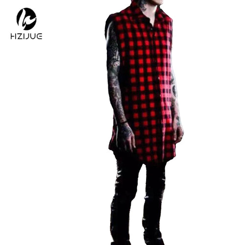 HZIJUE White/Red Plaid