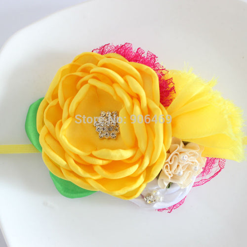 Hair flower headband