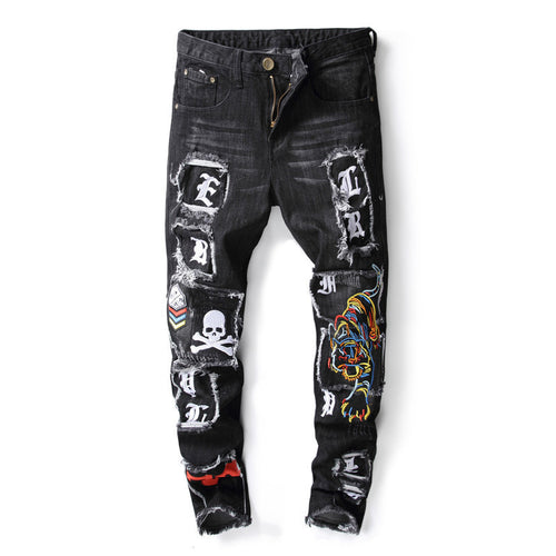 Hi-Street Mens Distressed