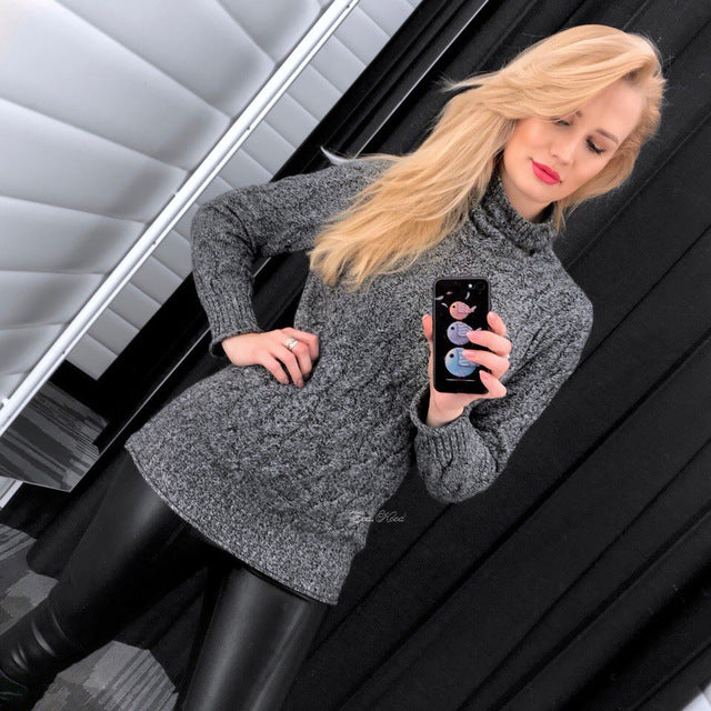 High collar cashmere