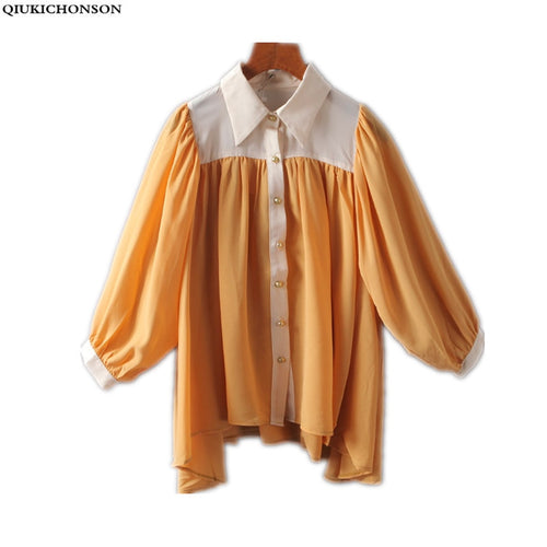 Irregular Ruffle Chiffon