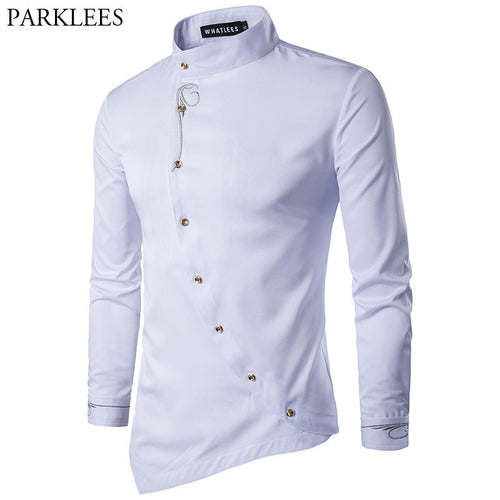Irregular Shirt Men