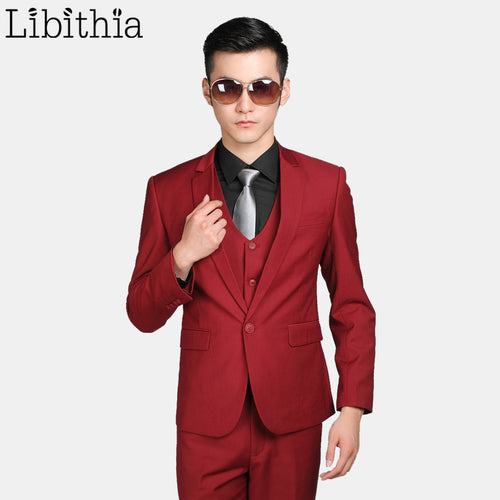 (Jacket+pant+tie) colors Men's