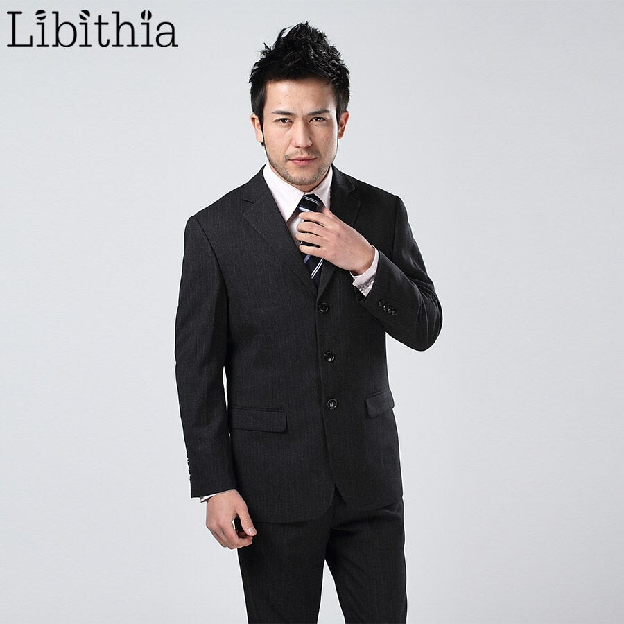 (Jacket+pant+tie) Men's Thick
