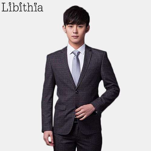 (Jakcet+Pant+Tie) Men's Casual