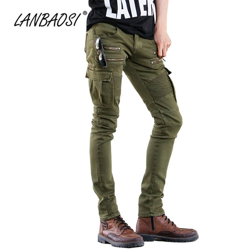 LANBAOSI Men's Jeans