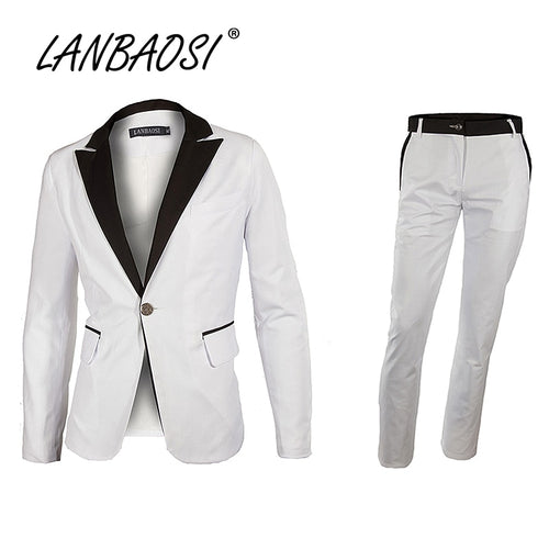LANBAOSI Men's White