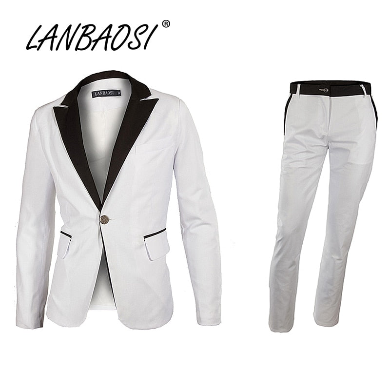 LANBAOSI Men's White