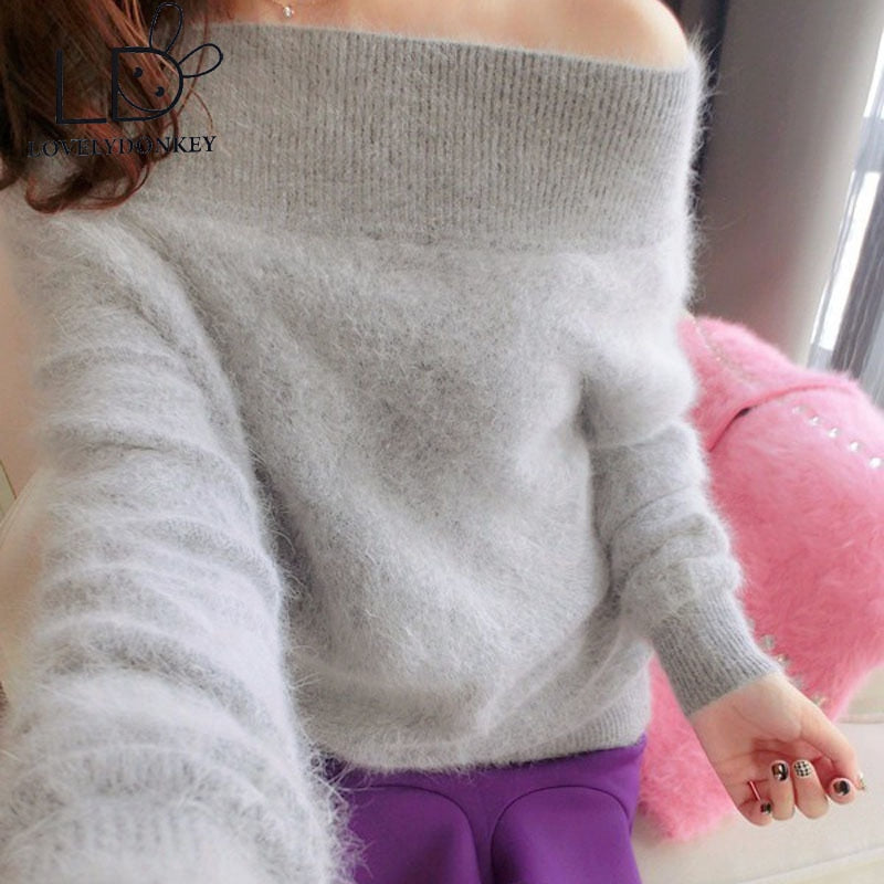 LOVELYDONKEY mink cashmere