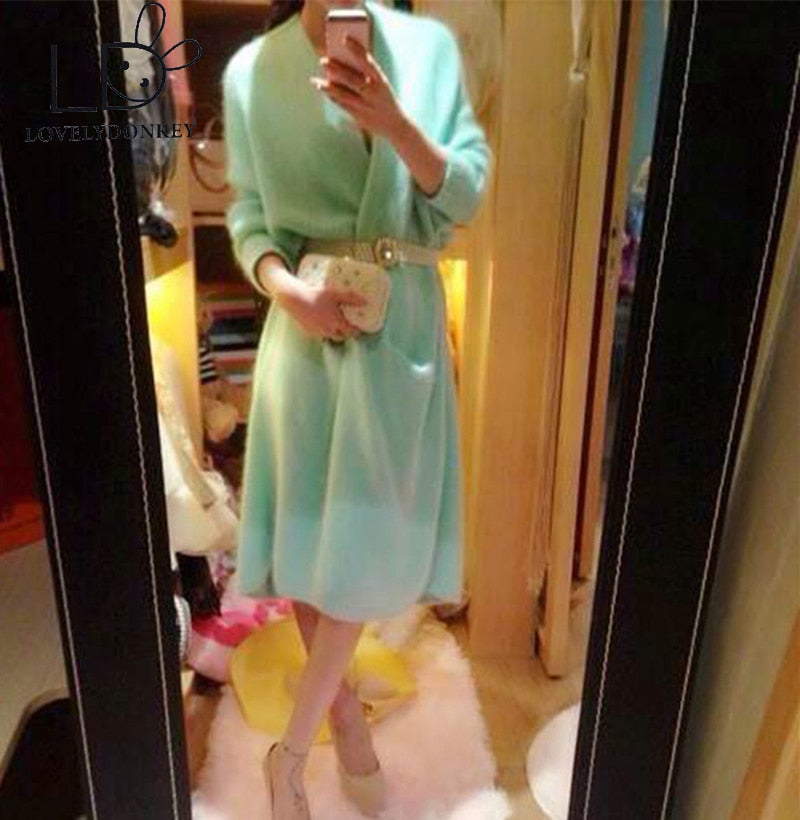 LOVELYDONKEY mink cashmere