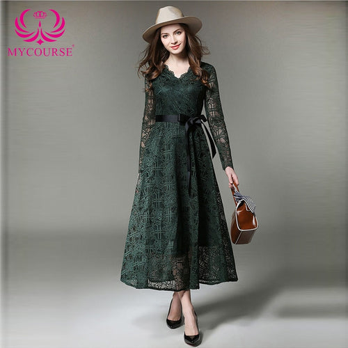 Lace Splicing Pleated