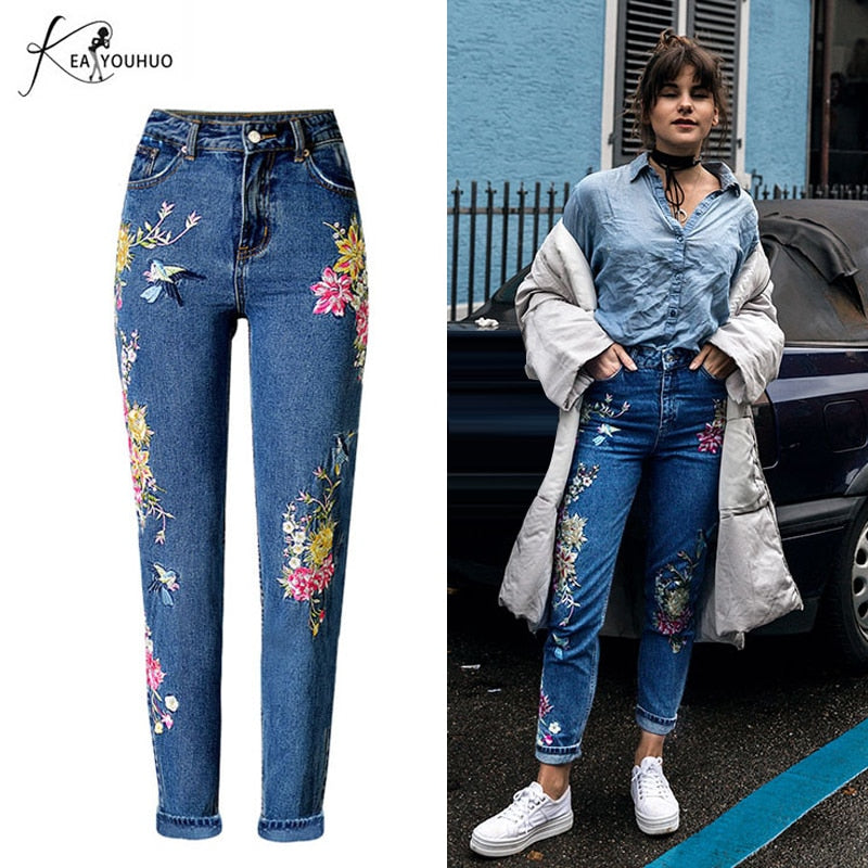 Ladies Loose Embroidered