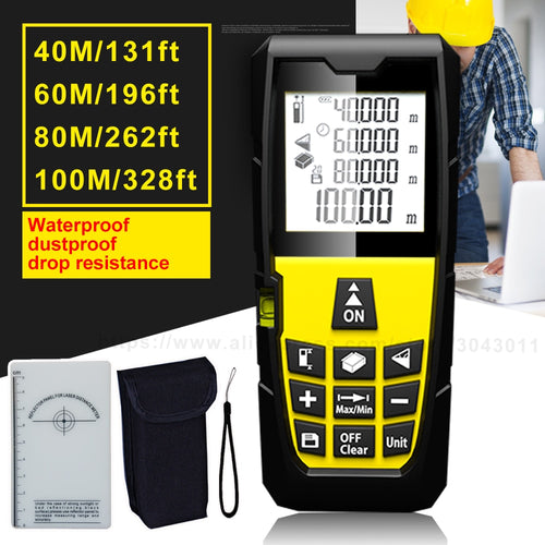 Laser Rangefinders Area/Volume/Distance/Pythagoras