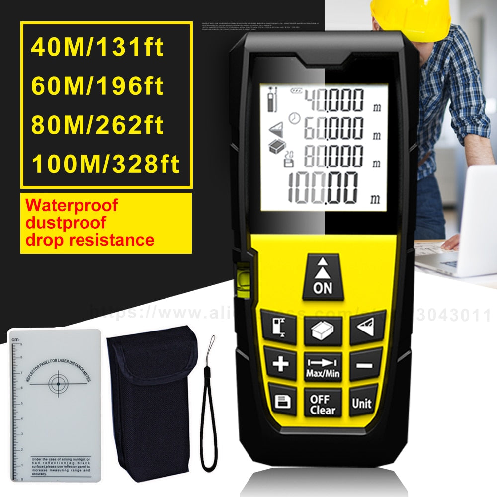 Laser Rangefinders Area/Volume/Distance/Pythagoras