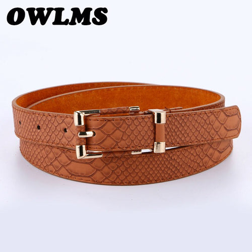 Leather Belts gold