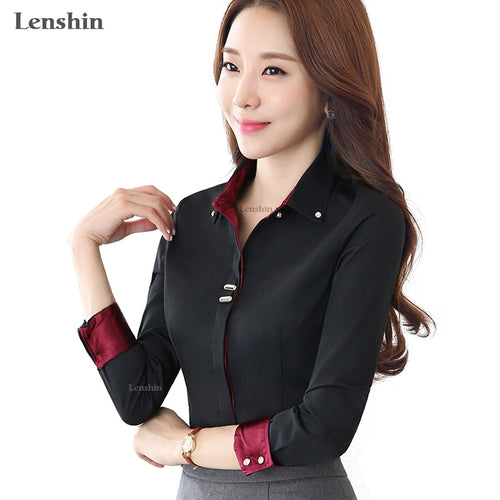 Lenshin Turn-down collar