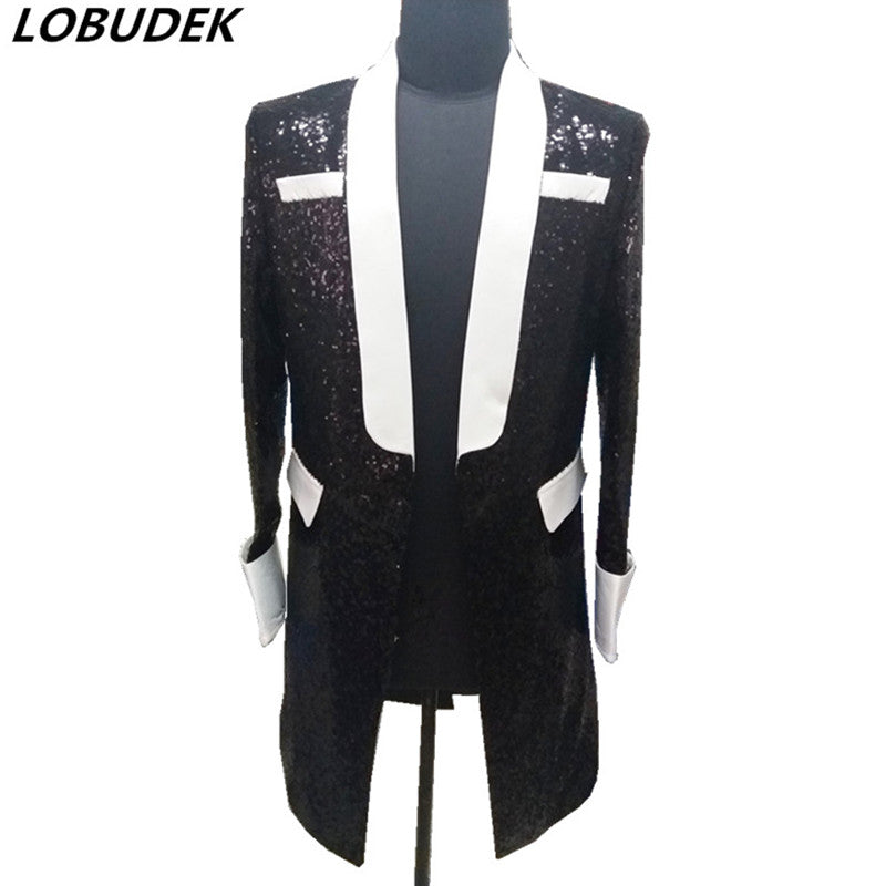 Long sequins Blazer