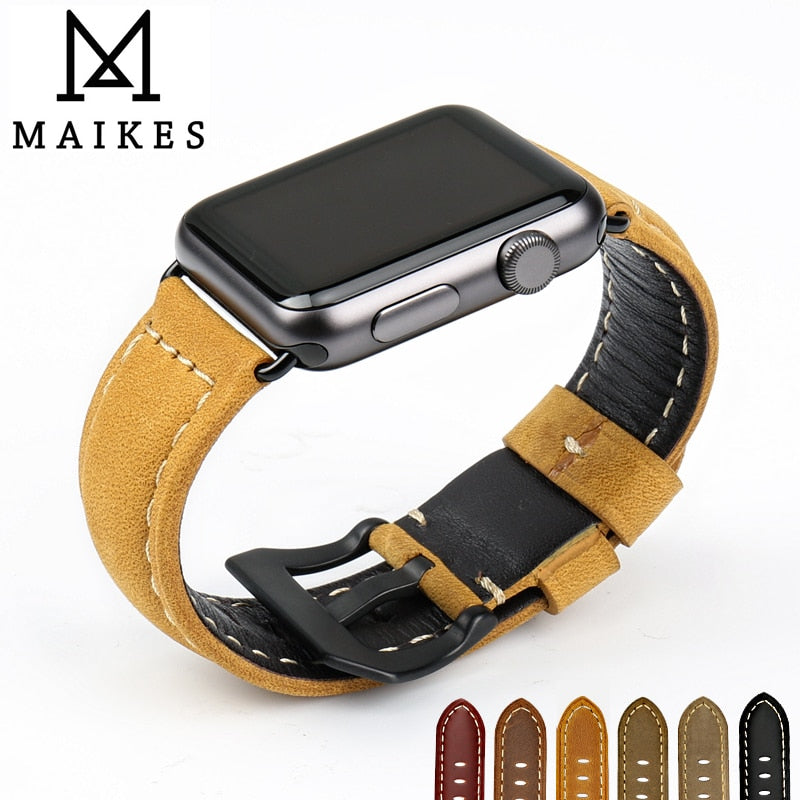 MAIKES genuine leather