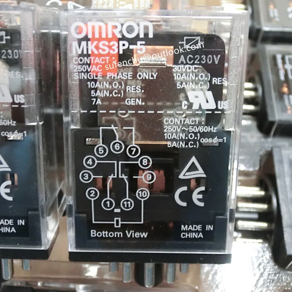 MKS3P-5 COIL:AC230V COIL:DC24V