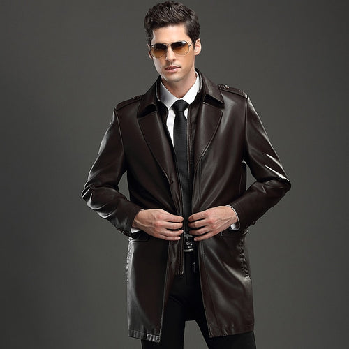 MSAISS Men's Leather