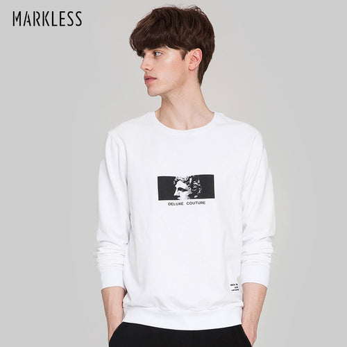 Markless Men's White
