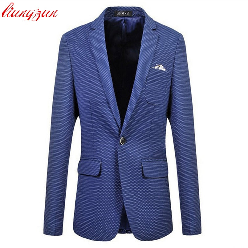 Men Dot Blazer