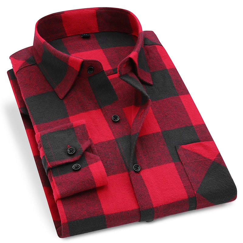 Men Flannel Plaid