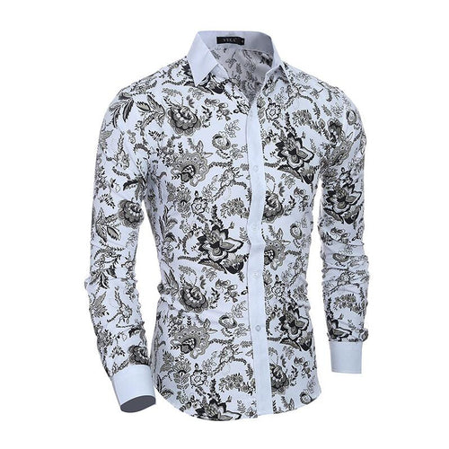 Men Flower Shirt