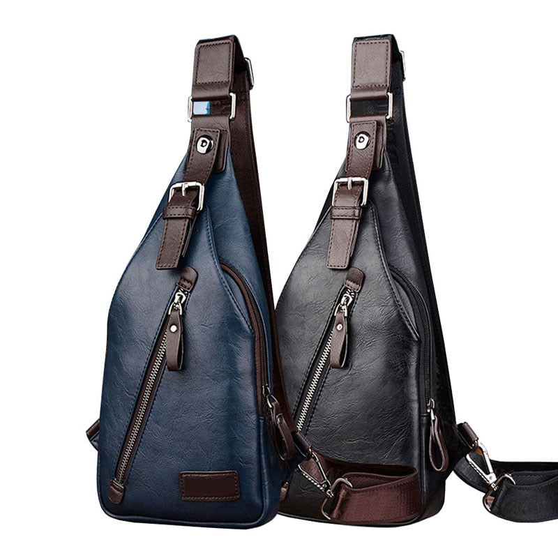 Men PU Leather/Nylon