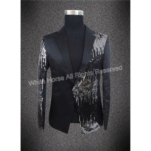 Men Sequin Blazer