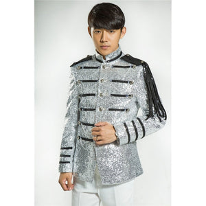 Men Sequin Blazer