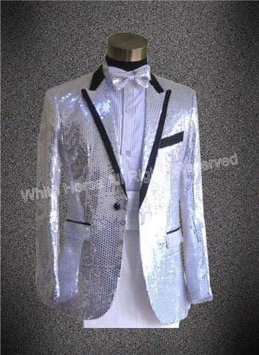 Men sequin blazer