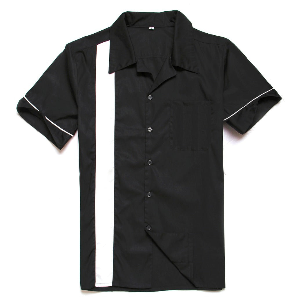 Mens Black White