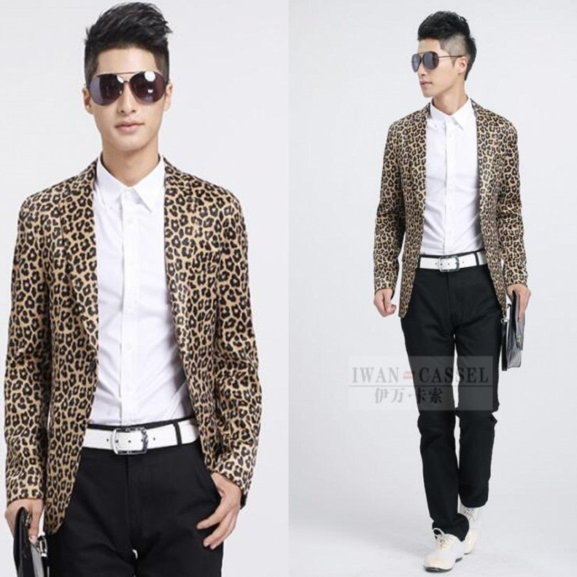 Mens Leopard Print