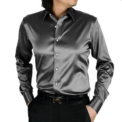 Mens Silk Shirt